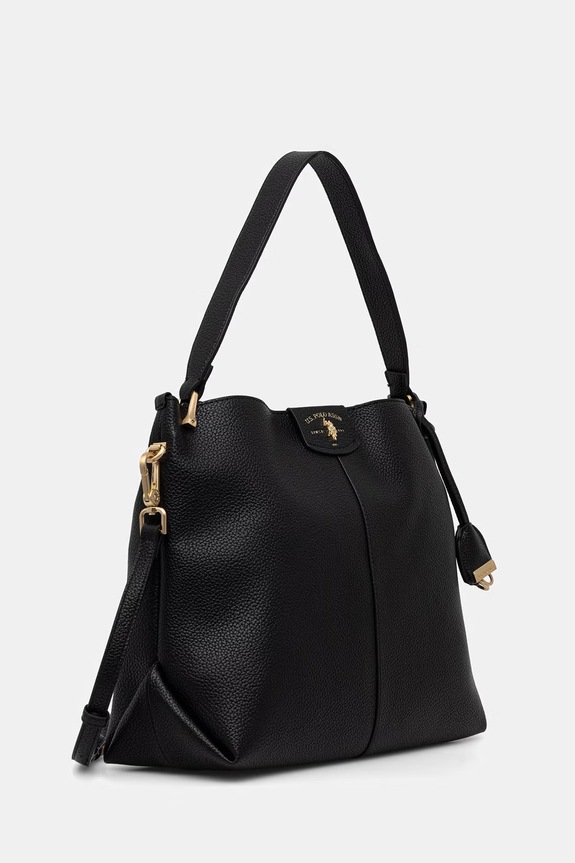 U.S. Polo Assn. crossbody kabelka dámska z imitácie kože ROYAL STEWART BEU3R9065WVP čierna SS26