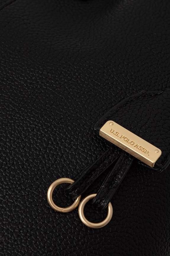 U.S. Polo Assn. crossbody kabelka dámska z imitácie kože ROYAL STEWART čierna BEU3R9065WVP
