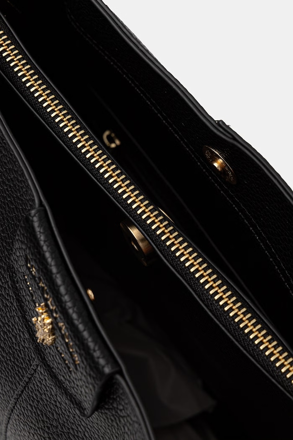 U.S. Polo Assn. crossbody kabelka dámska z imitácie kože ROYAL STEWART BEU3R9065WVP čierna
