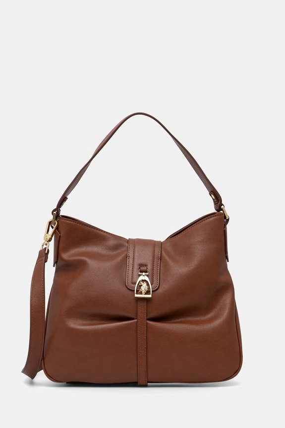 U.S. Polo Assn. borsa busta da donna in similpelle BENSON marrone BEU7B9038WVP