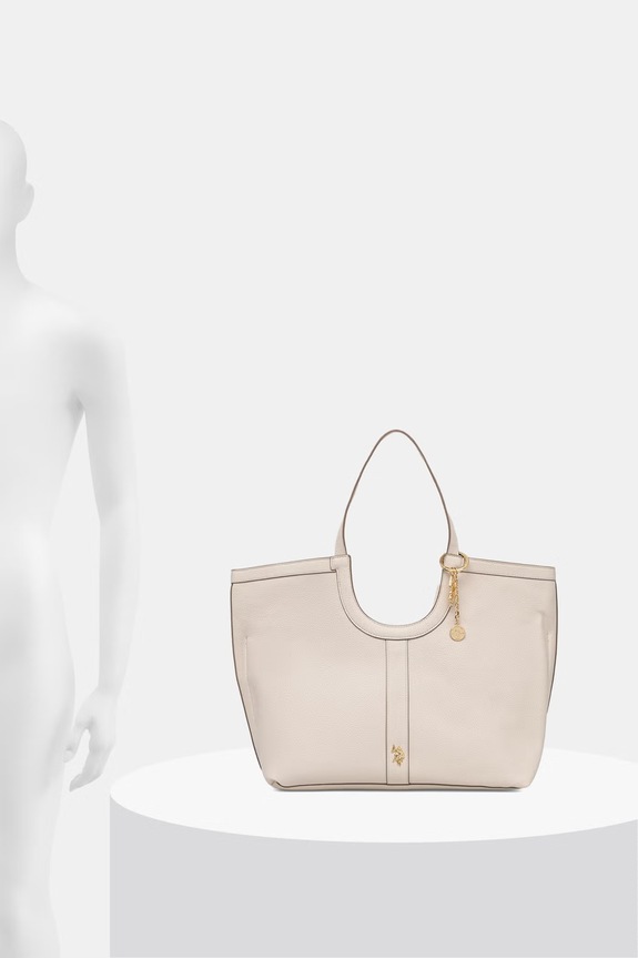 U.S. Polo Assn. Τσάντα shopper γυναικεία από απομίμηση δέρματος LAWSON BEU8L9054WVP