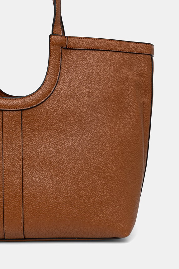 Accesorii U.S. polo Assn. geantă shopper pentru femei, cu imitație de piele LAWSON BEU8L9054WVP maro