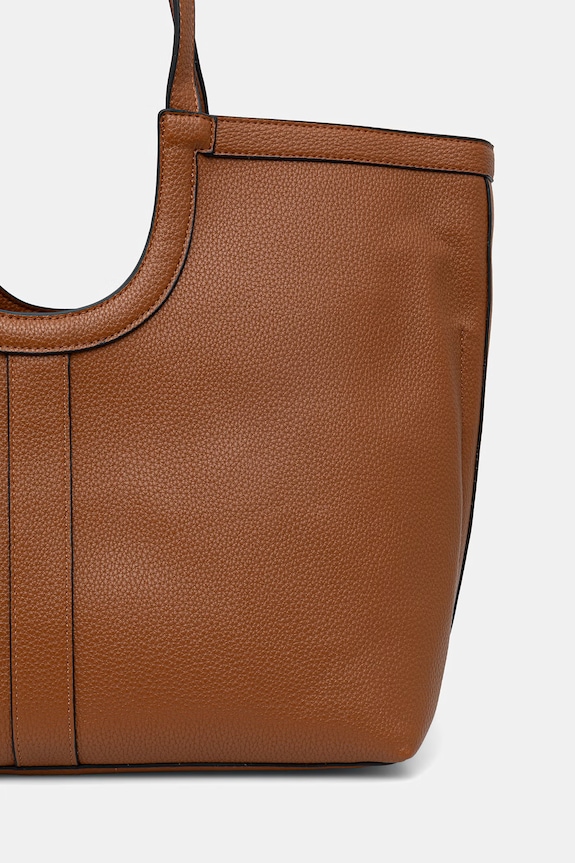 Accesorii U.S. polo Assn. geantă shopper pentru femei, cu imitație de piele LAWSON BEU8L9054WVP maro