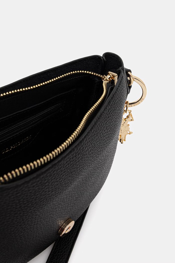 U.S. Polo Assn. crossbody kabelka dámska LAWSON BEU8L9056WVP čierna