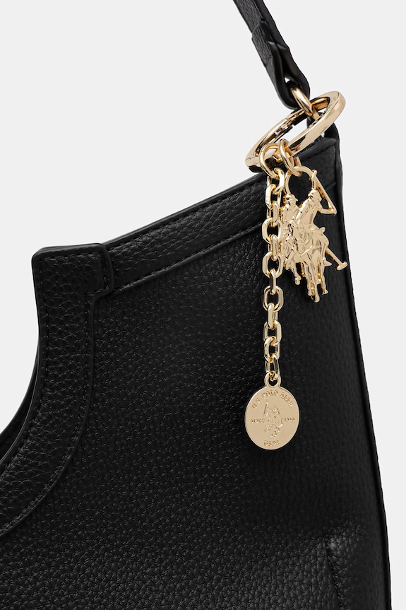 U.S. Polo Assn. műbőr női vászontáska LAWSON BEU8L9058WVP fekete