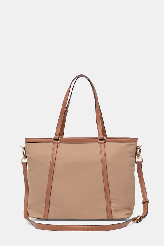 Akcesoria U.S. Polo Assn. torebka shopper damska BEUHU6377WZC beżowy