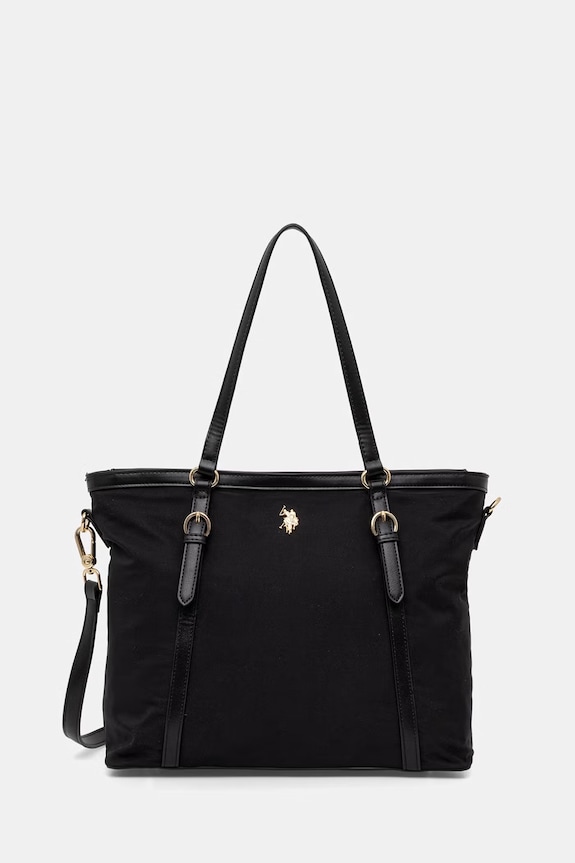 U.S. Polo Assn. geantă shopper de damă uni negru BEUHU6377WZC