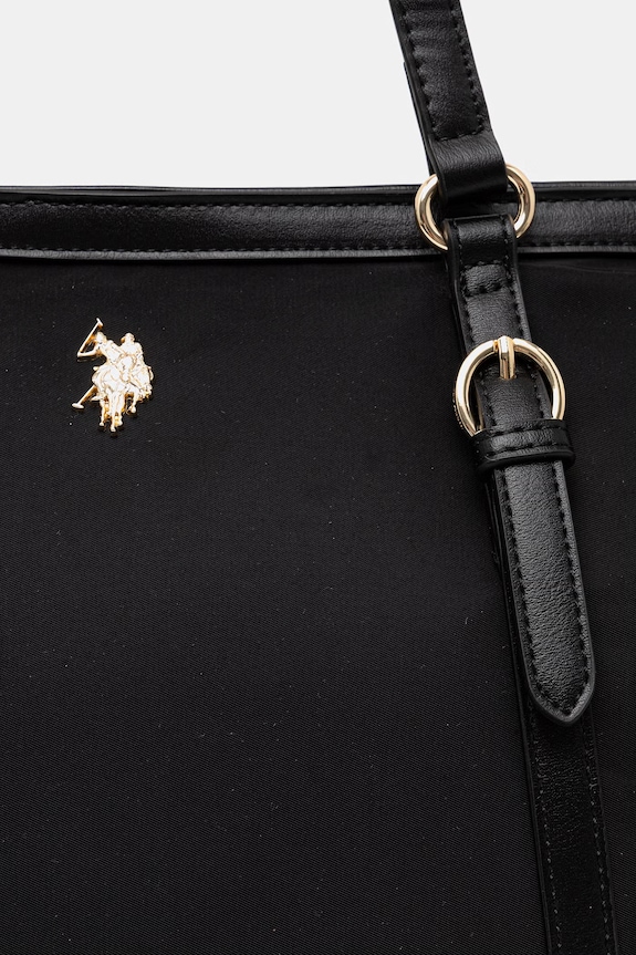 U.S. Polo Assn. geantă shopper de damă negru BEUHU6377WZC