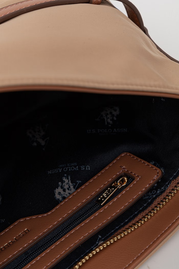 U.S. Polo Assn. crossbody kabelka dámska HOUSTON BEUHU9080WZC béžová