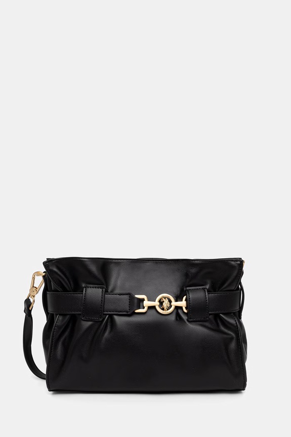 U.S. Polo Assn. crossbody kabelka dámska z imitácie kože JANE čierna BEUJ09041WVP