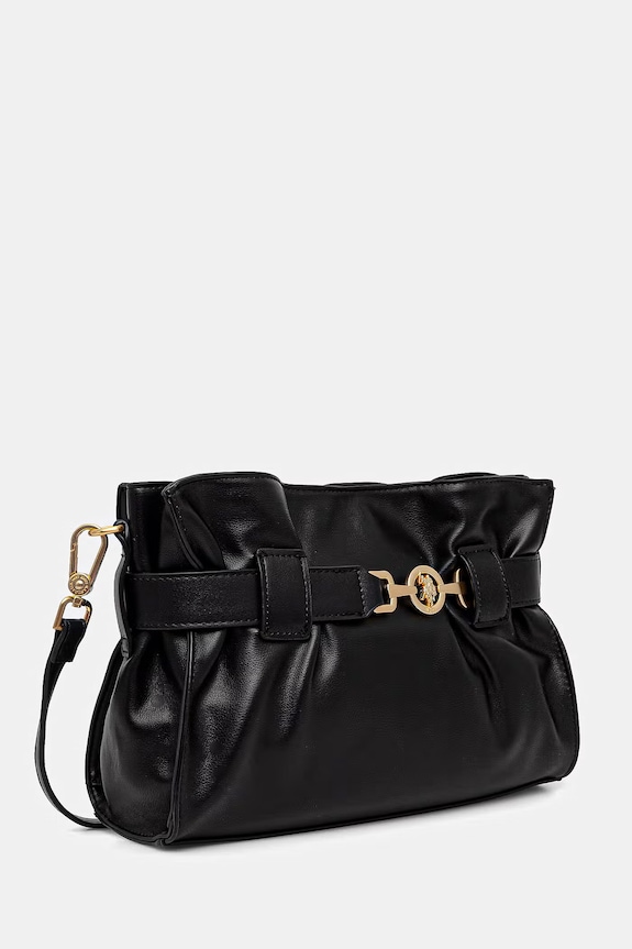 U.S. Polo Assn. crossbody kabelka dámska z imitácie kože JANE BEUJ09041WVP čierna SS26