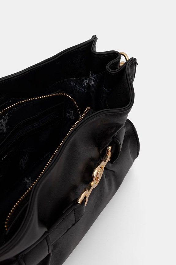 U.S. Polo Assn. crossbody kabelka dámska z imitácie kože JANE BEUJ09041WVP čierna