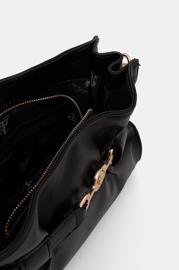 U.S. Polo Assn. crossbody kabelka dámska z imitácie kože JANE BEUJ09041WVP čierna