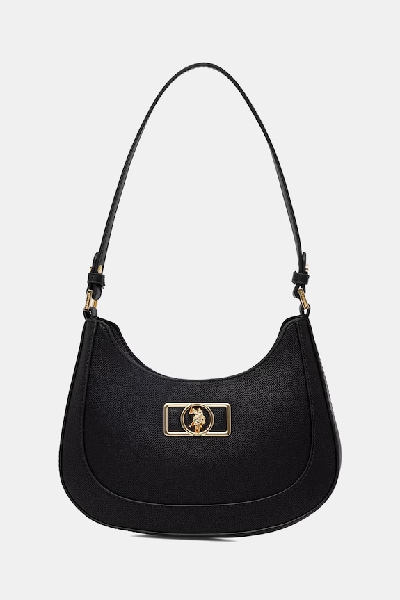 U.S. Polo Assn. torebka rogal damska z imitacji skóry JONES czarny BEUJ89081WVP