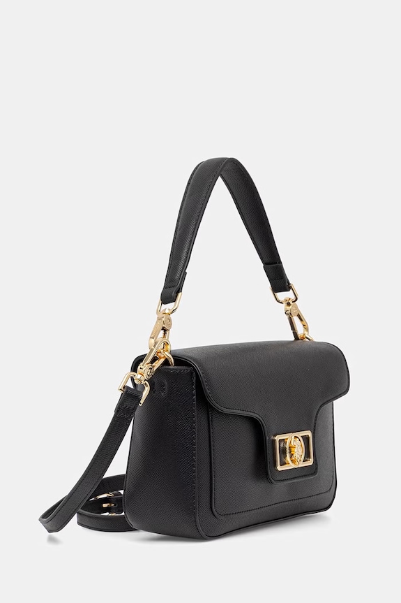 U.S. Polo Assn. Torba preko ramena za žene od imitacije kože JONES BEUJ89082WVP crna SS26