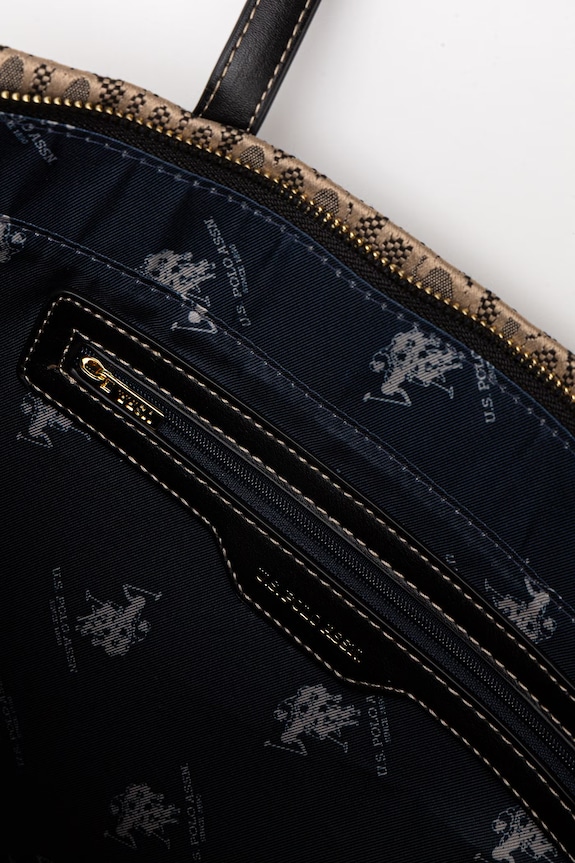 U.S. Polo Assn. shopper γυναικεία JACQUARD μπεζ BEUJG9131WZC