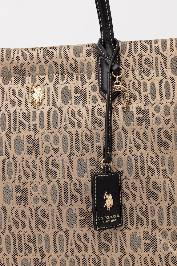 U.S. Polo Assn. shopper γυναικεία JACQUARD BEUJG9131WZC μπεζ