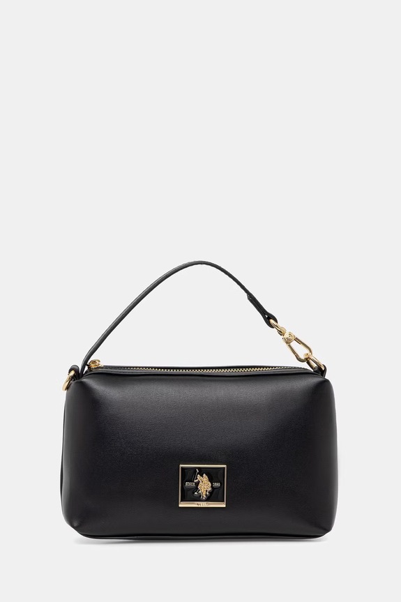 U.S. Polo Assn. Kabelka typu shopper dámska z imitácie kože MARGARET čierna BEUMF9043WVP