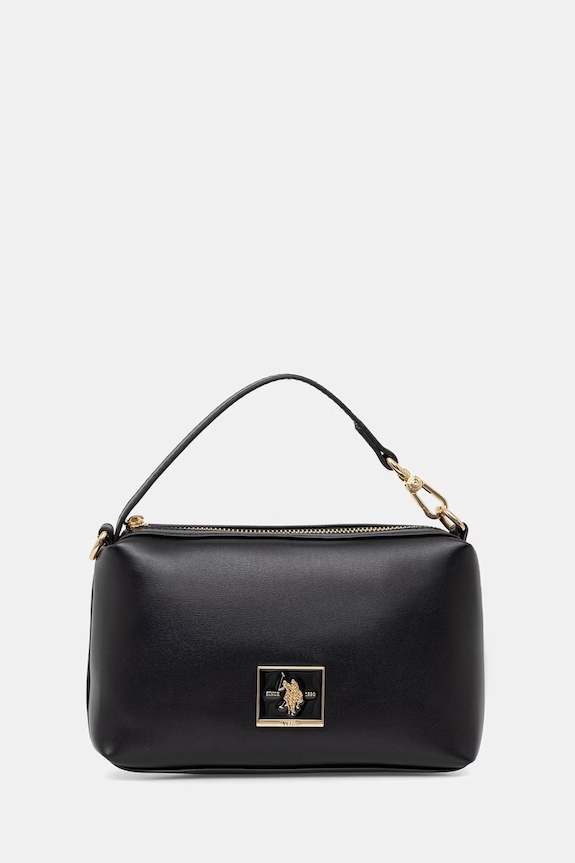 U.S. Polo Assn. Kabelka typu shopper dámska z imitácie kože MARGARET čierna BEUMF9043WVP