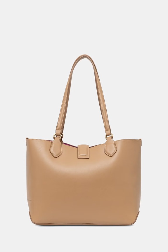 Doplnky U.S. Polo Assn. kabelka typu shopper dámska z imitácie kože MARGARET BEUMF9044WVP béžová