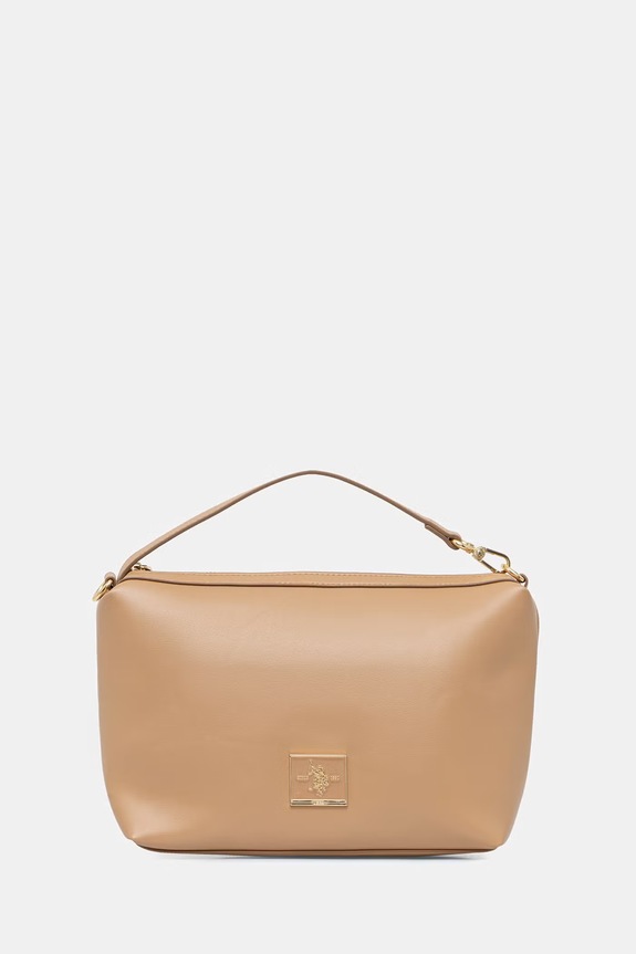 U.S. Polo Assn. kabelka typu shopper dámska z imitácie kože MARGARET béžová BEUMF9044WVP