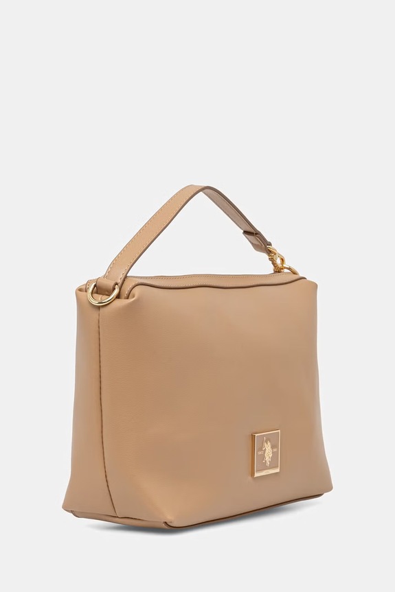 U.S. Polo Assn. kabelka typu shopper dámska z imitácie kože MARGARET BEUMF9044WVP béžová
