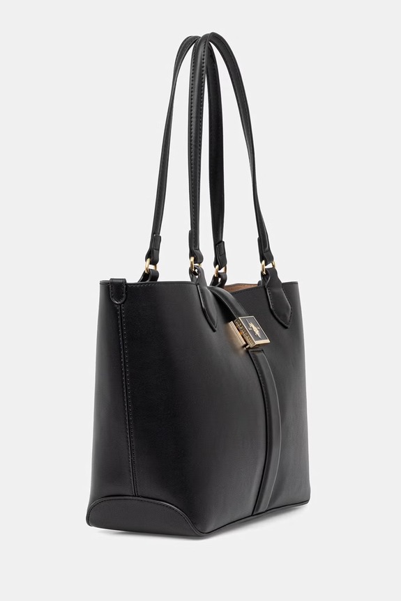 U.S. Polo Assn. kabelka typu shopper dámska z imitácie kože MARGARET BEUMF9044WVP čierna SS26