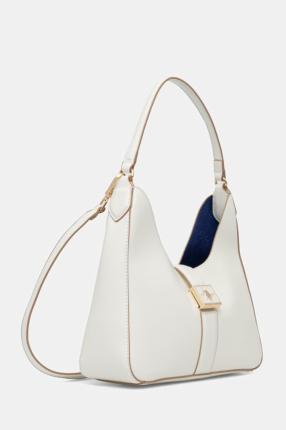 U.S. Polo Assn. crossbody kabelka dámska z imitácie kože MARGARET BEUMF9045WVP béžová SS26