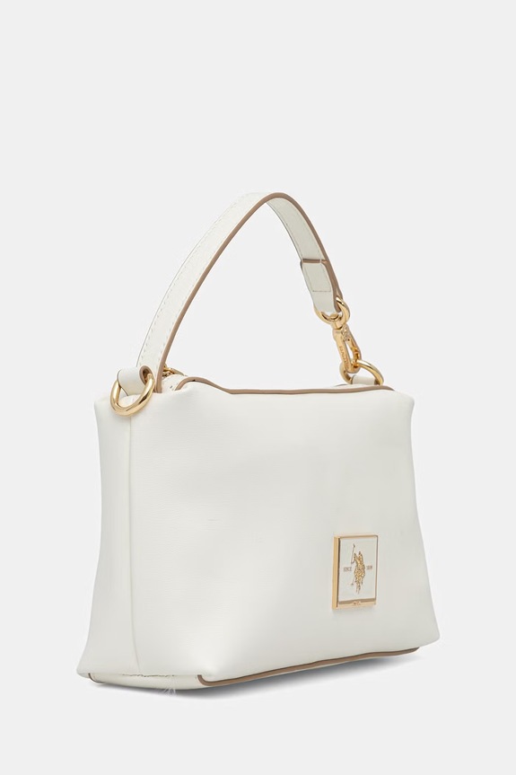U.S. Polo Assn. crossbody kabelka dámska z imitácie kože MARGARET BEUMF9045WVP béžová