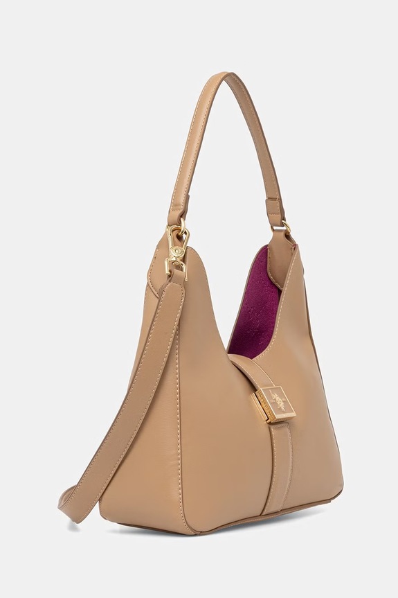 U.S. Polo Assn. crossbody kabelka dámska z imitácie kože MARGARET BEUMF9045WVP béžová SS26