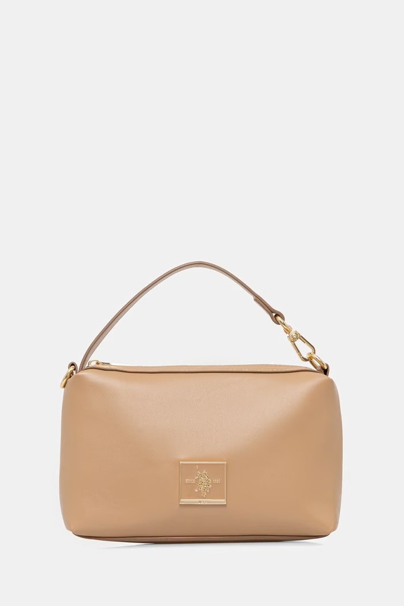 U.S. Polo Assn. crossbody kabelka dámska z imitácie kože MARGARET béžová BEUMF9045WVP