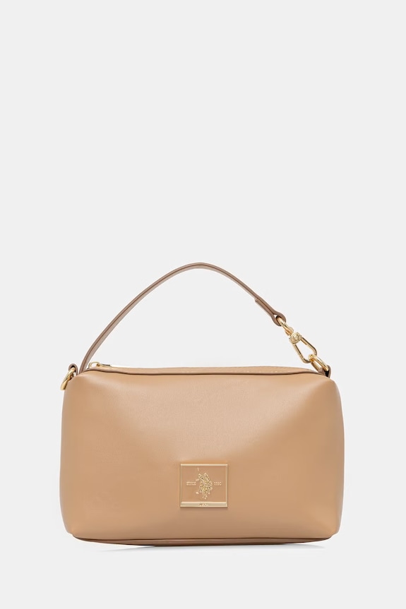 U.S. Polo Assn. crossbody kabelka dámska z imitácie kože MARGARET béžová BEUMF9045WVP