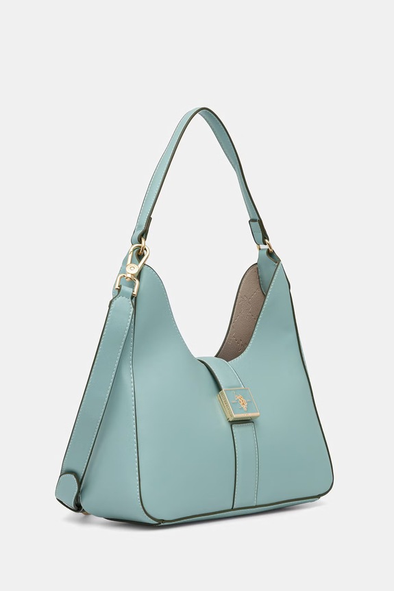 U.S. Polo Assn. crossbody kabelka dámska z imitácie kože MARGARET BEUMF9045WVP tyrkysová SS26