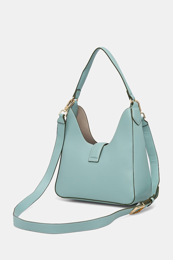 Doplnky U.S. Polo Assn. crossbody kabelka dámska z imitácie kože MARGARET BEUMF9045WVP tyrkysová
