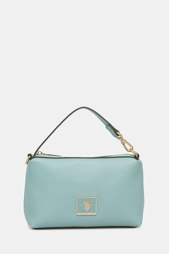 U.S. Polo Assn. crossbody kabelka dámska z imitácie kože MARGARET tyrkysová BEUMF9045WVP