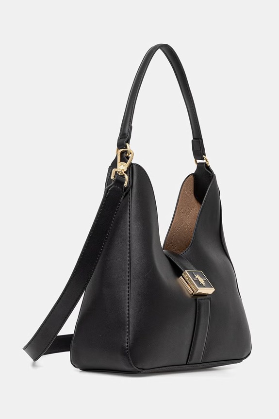U.S. Polo Assn. crossbody kabelka dámska z imitácie kože MARGARET BEUMF9045WVP čierna SS26