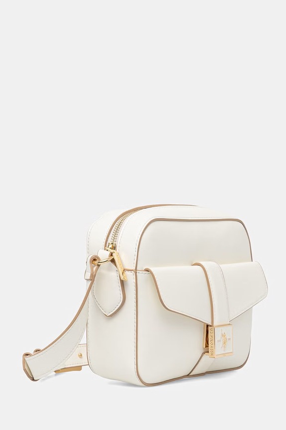 U.S. Polo Assn. crossbody torbica ženska iz umetnega usnja MARGARET BEUMF9046WVP bež SS26