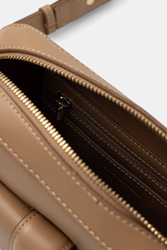 U.S. Polo Assn. crossbody kabelka dámská z imitace kůže MARGARET BEUMF9046WVP béžová