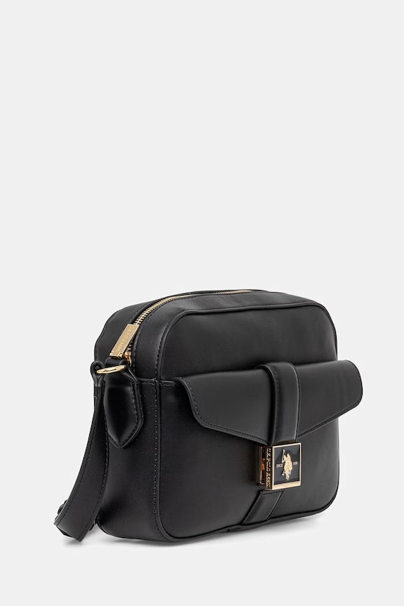 U.S. Polo Assn. crossbody torbica ženska iz umetnega usnja MARGARET BEUMF9046WVP črna SS26