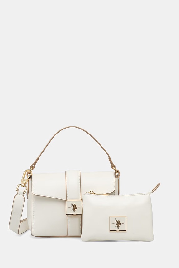 U.S. Polo Assn. torebka crossbody damska MARGARET beżowy BEUMF9047WVP