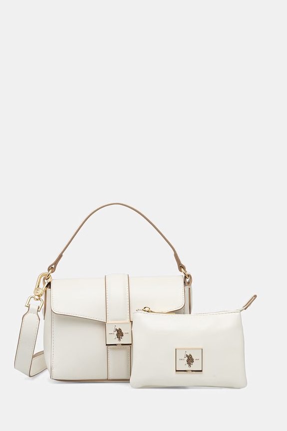 U.S. Polo Assn. torebka crossbody damska MARGARET beżowy BEUMF9047WVP