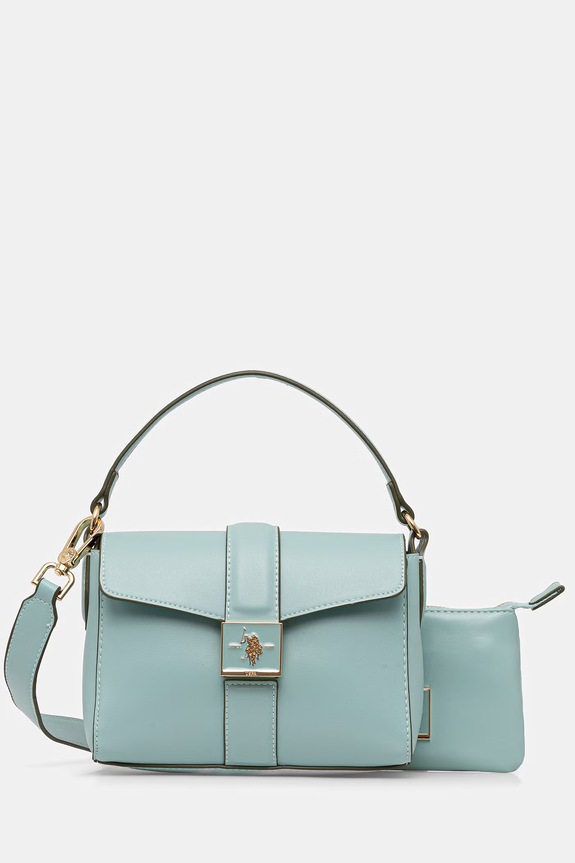 U.S. Polo Assn. crossbody kabelka dámska MARGARET tyrkysová BEUMF9047WVP