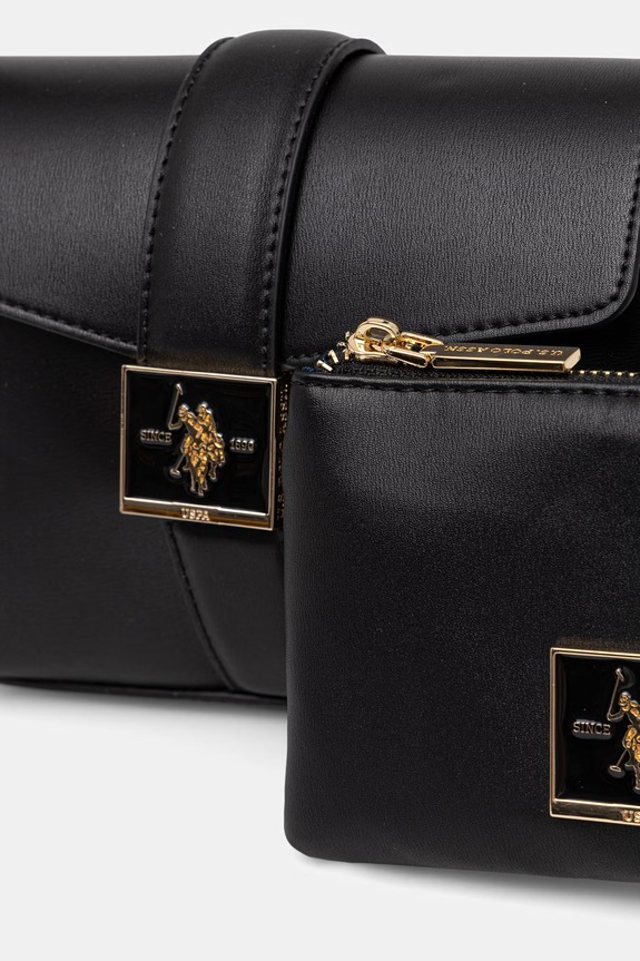 U.S. Polo Assn. crossbody kabelka dámska MARGARET čierna BEUMF9047WVP