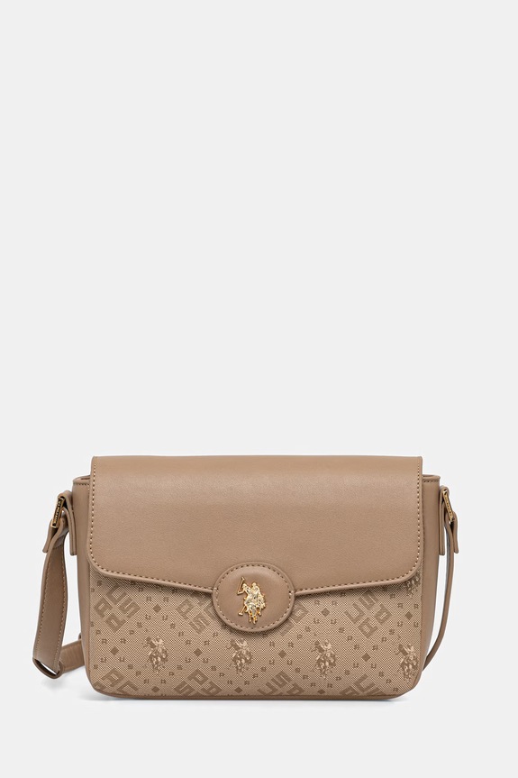 U.S. Polo Assn. μικρή τσάντα Γυναικεία HAMPTON καφέ BEUN29087WVP