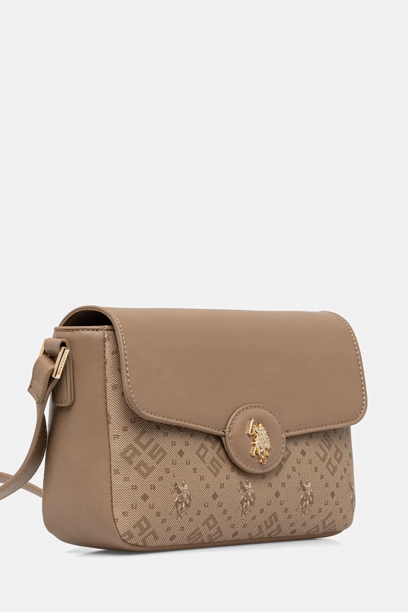 U.S. Polo Assn. μικρή τσάντα Γυναικεία HAMPTON BEUN29087WVP καφέ SS26