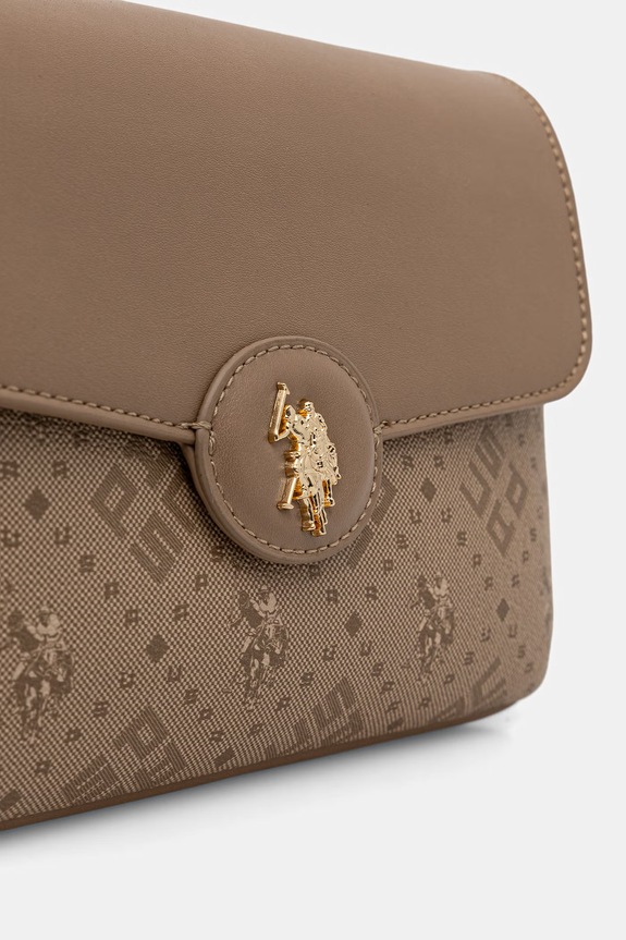 U.S. Polo Assn. μικρή τσάντα Γυναικεία HAMPTON καφέ BEUN29087WVP