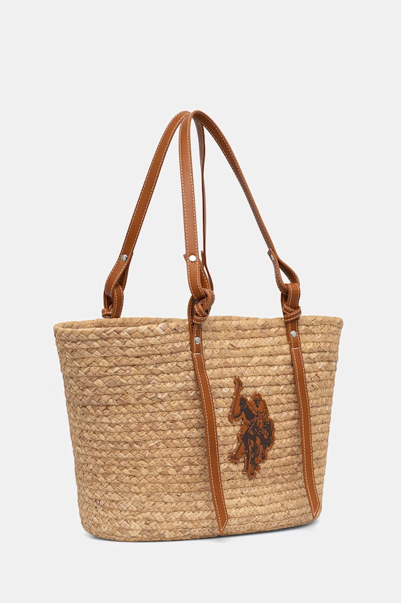 U.S. Polo Assn. kabelka typu shopper dámska SOMERSET BEUO19023WZA béžová SS26
