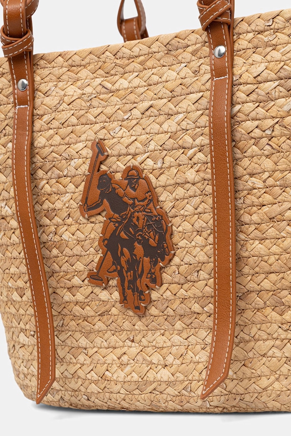 U.S. Polo Assn. kabelka typu shopper dámska SOMERSET béžová BEUO19023WZA