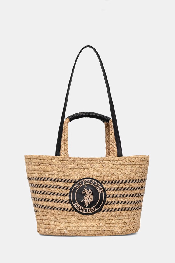 U.S. Polo Assn. torebka shopper damska SOMERSET beżowy BEUO19025WS4