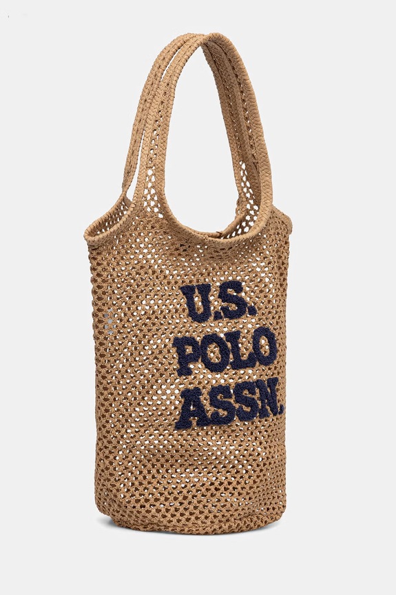 U.S. Polo Assn. kabelka typu tote dámska SOMERSET BEUO19027WL2 béžová SS26